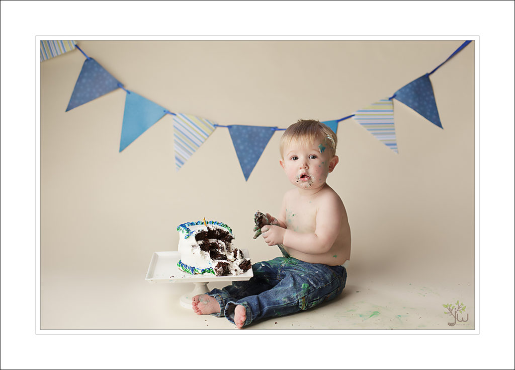 Lacey baby photographer, portraits, cake smash